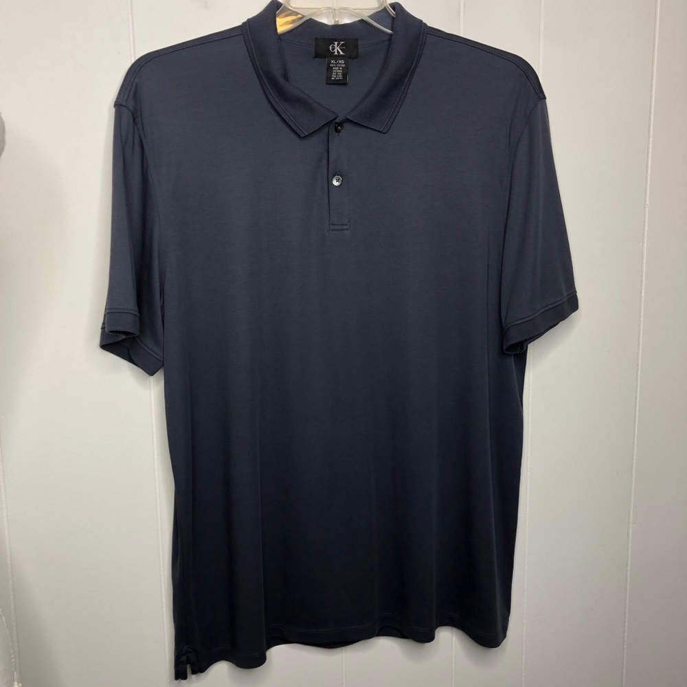 Calvin Klein dark grey polo shirt. Size XL.